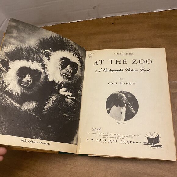 At The Zoo By Cole Merris 1941 - Picture 6 of 12